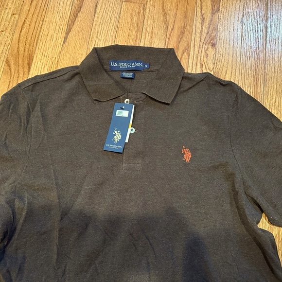 New Ralph Lauren Brown Polo Shirt Classic size S - Picture 3 of 4